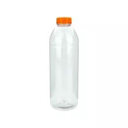 Bouteilles PET Servipack , bouchon orange 100cl